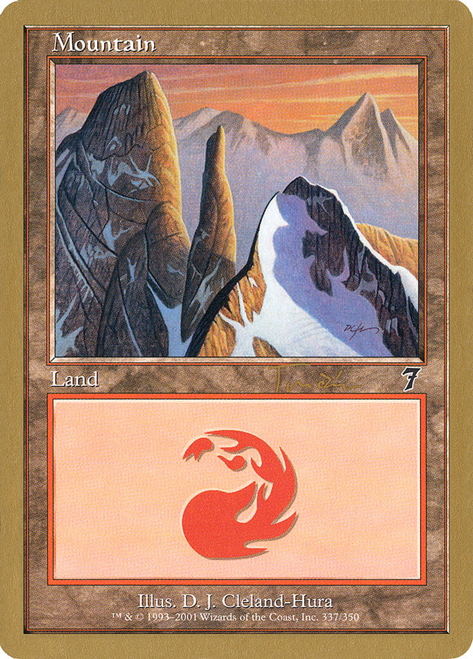 Mountain (jt337) (Jan Tomcani) [World Championship Decks 2001] | Lots Moore NSW