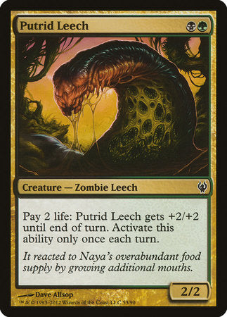 Putrid Leech [Duel Decks: Izzet vs. Golgari] | Lots Moore NSW