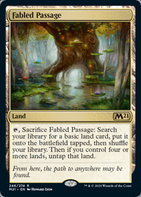 Fabled Passage [Core Set 2021] | Lots Moore NSW