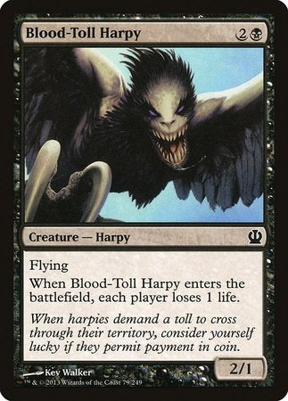 Blood-Toll Harpy [Theros] | Lots Moore NSW