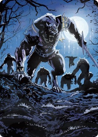 Tovolar, the Midnight Scourge 2 Art Card [Innistrad: Midnight Hunt Art Series] | Lots Moore NSW