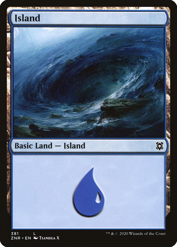 Island (381) [Zendikar Rising] | Lots Moore NSW