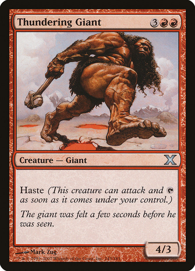 Thundering Giant [Tenth Edition] | Lots Moore NSW