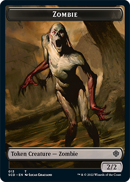 Zombie // Zombie Army Double-Sided Token [Starter Commander Decks] | Lots Moore NSW