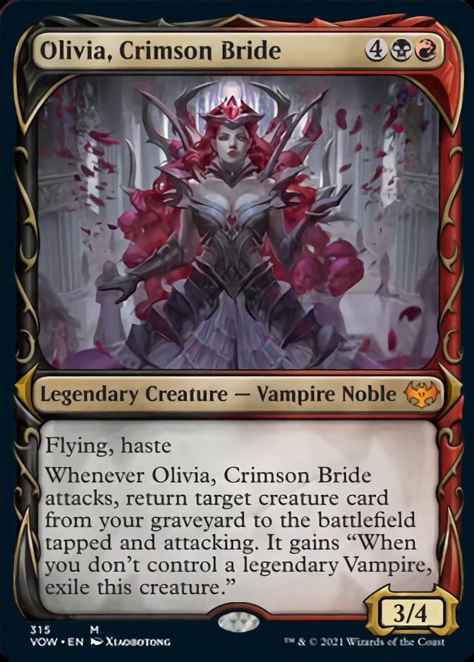 Olivia, Crimson Bride (Showcase Fang Frame) [Innistrad: Crimson Vow] | Lots Moore NSW