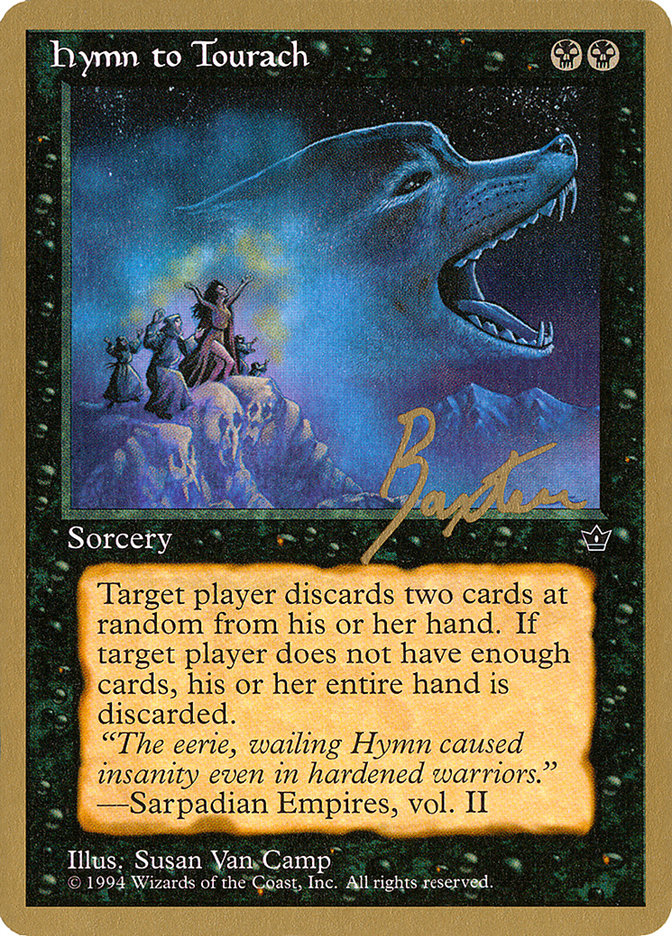 Hymn to Tourach (Wolf) (George Baxter) [Pro Tour Collector Set] | Lots Moore NSW