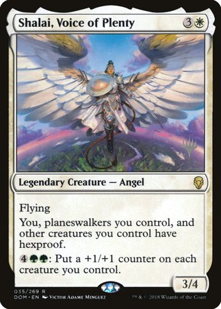 Shalai, Voice of Plenty [Dominaria Promos] | Lots Moore NSW