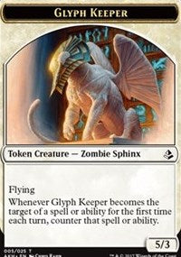 Glyph Keeper // Warrior Token [Amonkhet Tokens] | Lots Moore NSW