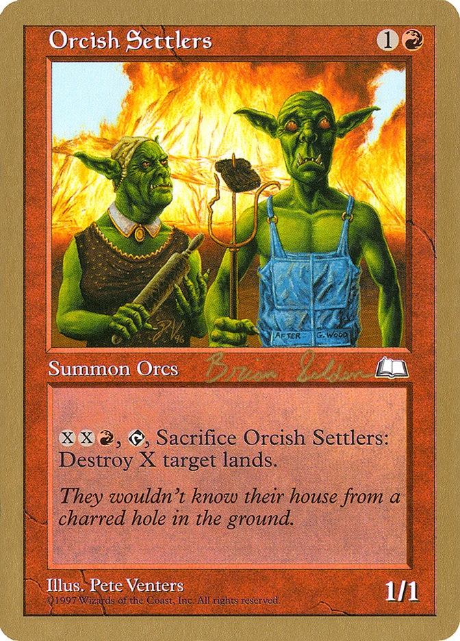 Orcish Settlers (Brian Selden) [World Championship Decks 1998] | Lots Moore NSW