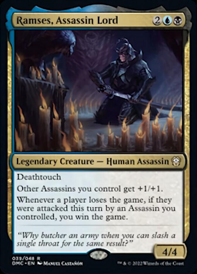 Ramses, Assassin Lord [Dominaria United Commander] | Lots Moore NSW