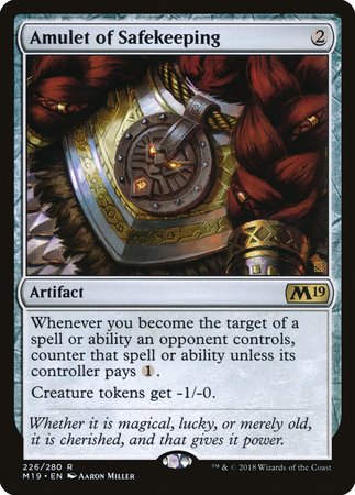 Amulet of Safekeeping [Core Set 2019] | Lots Moore NSW
