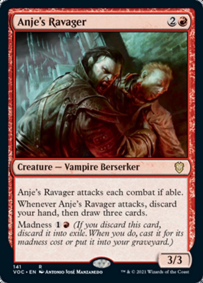 Anje's Ravager [Innistrad: Crimson Vow Commander] | Lots Moore NSW