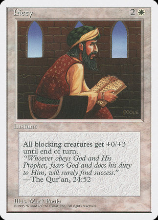 Piety [Fourth Edition] | Lots Moore NSW