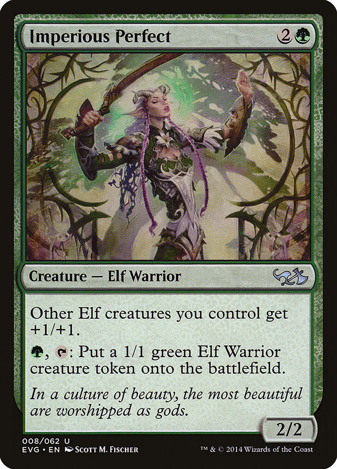 Imperious Perfect (Elves vs. Goblins) [Duel Decks Anthology] | Lots Moore NSW