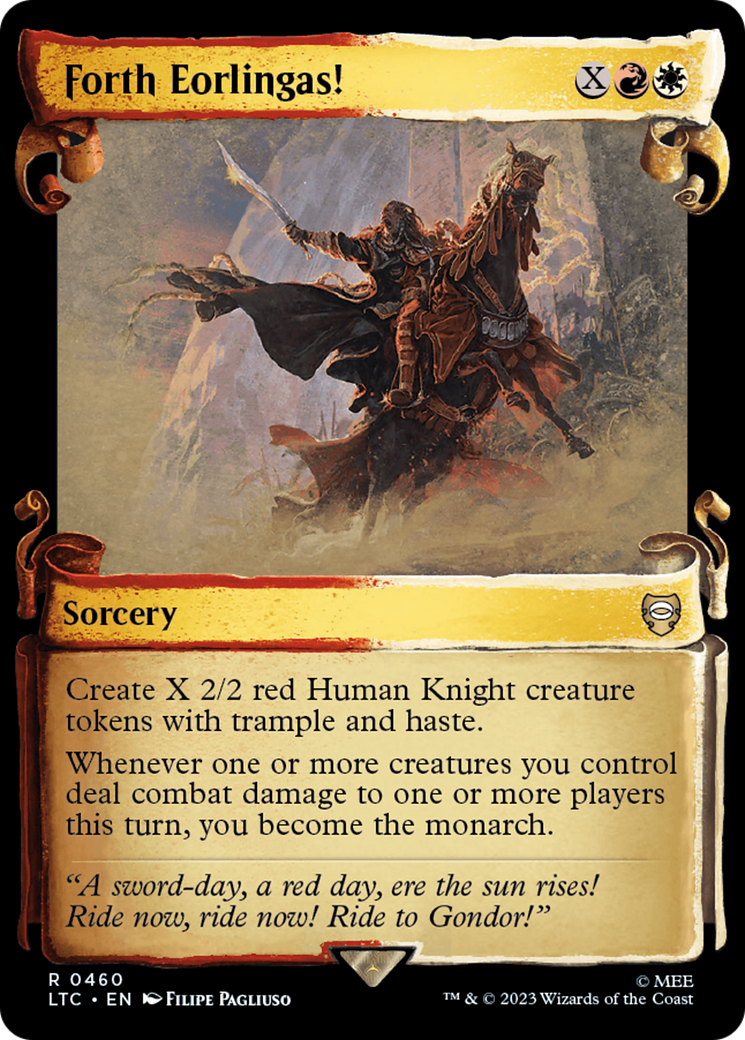Forth Eorlingas! [The Lord of the Rings: Tales of Middle-Earth Commander Showcase Scrolls] | Lots Moore NSW