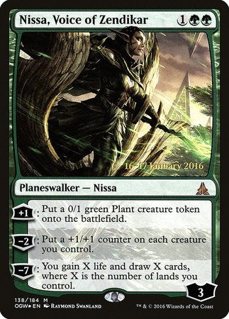 Nissa, Voice of Zendikar [Oath of the Gatewatch Promos] | Lots Moore NSW