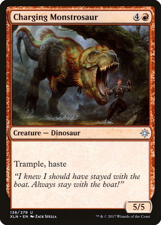 Charging Monstrosaur [Ixalan] | Lots Moore NSW