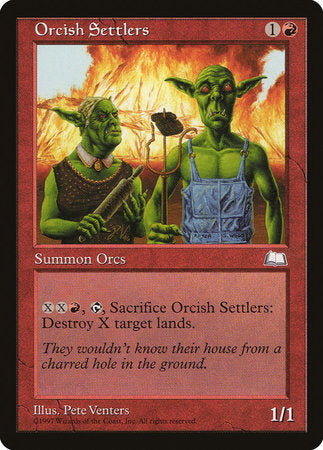 Orcish Settlers [Weatherlight] | Lots Moore NSW