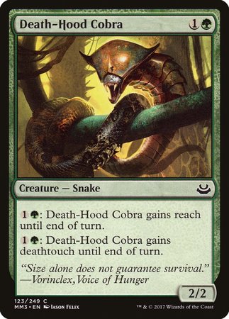 Death-Hood Cobra [Modern Masters 2017] | Lots Moore NSW
