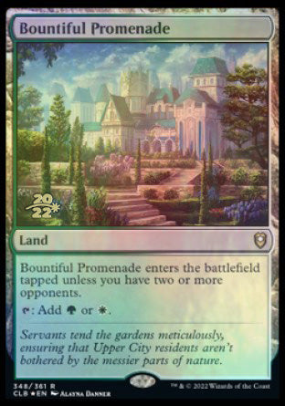 Bountiful Promenade [Commander Legends: Battle for Baldur's Gate Prerelease Promos] | Lots Moore NSW