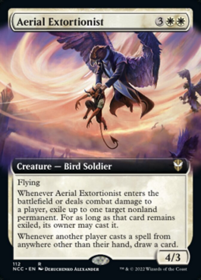 Aerial Extortionist (Extended Art) [Streets of New Capenna Commander] | Lots Moore NSW