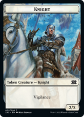 Elemental // Knight Double-sided Token [Double Masters 2022 Tokens] | Lots Moore NSW