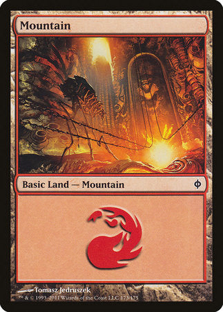 Mountain (173) [New Phyrexia] | Lots Moore NSW
