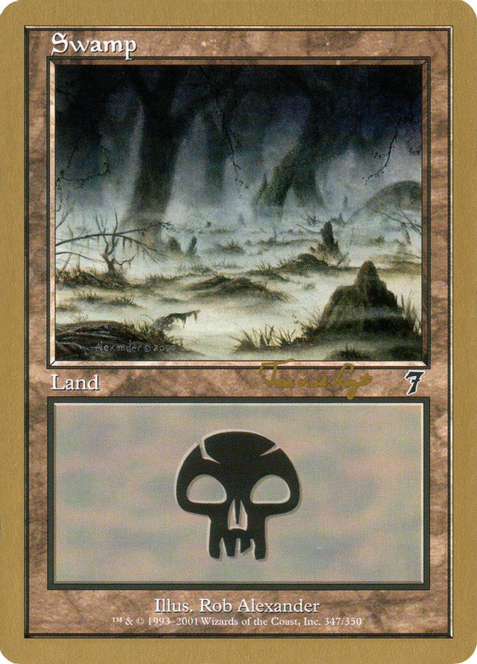Swamp (tvdl347) (Tom van de Logt) [World Championship Decks 2001] | Lots Moore NSW