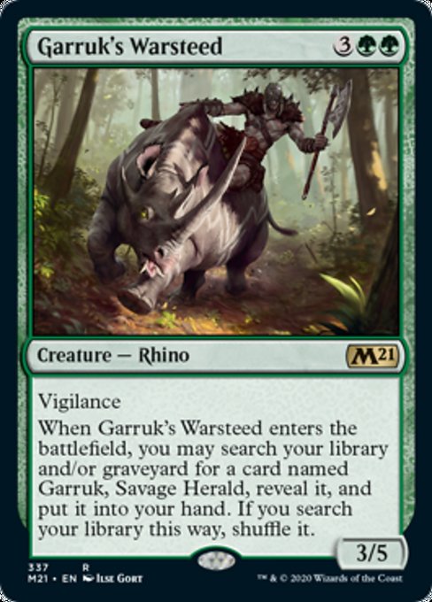 Garruk's Warsteed [Core Set 2021] | Lots Moore NSW