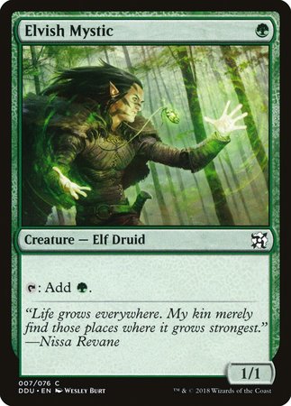 Elvish Mystic [Duel Decks: Elves vs. Inventors] | Lots Moore NSW