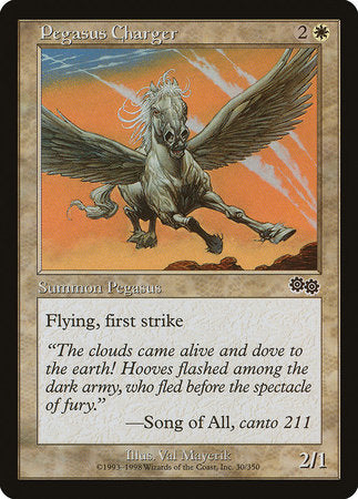 Pegasus Charger [Urza's Saga] | Lots Moore NSW