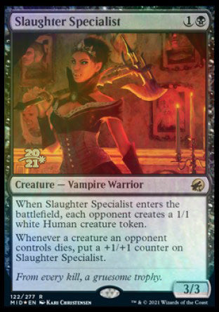 Slaughter Specialist [Innistrad: Midnight Hunt Prerelease Promos] | Lots Moore NSW