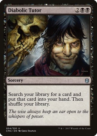 Diabolic Tutor [Commander Anthology] | Lots Moore NSW