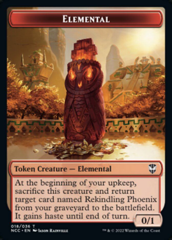 Elemental (018) // Copy Double-sided Token [Streets of New Capenna Commander Tokens] | Lots Moore NSW