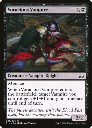 Voracious Vampire [Rivals of Ixalan] | Lots Moore NSW