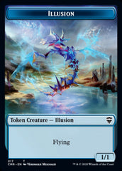 Illusion // Saproling Token [Commander Legends Tokens] | Lots Moore NSW