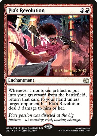 Pia's Revolution [Aether Revolt Promos] | Lots Moore NSW