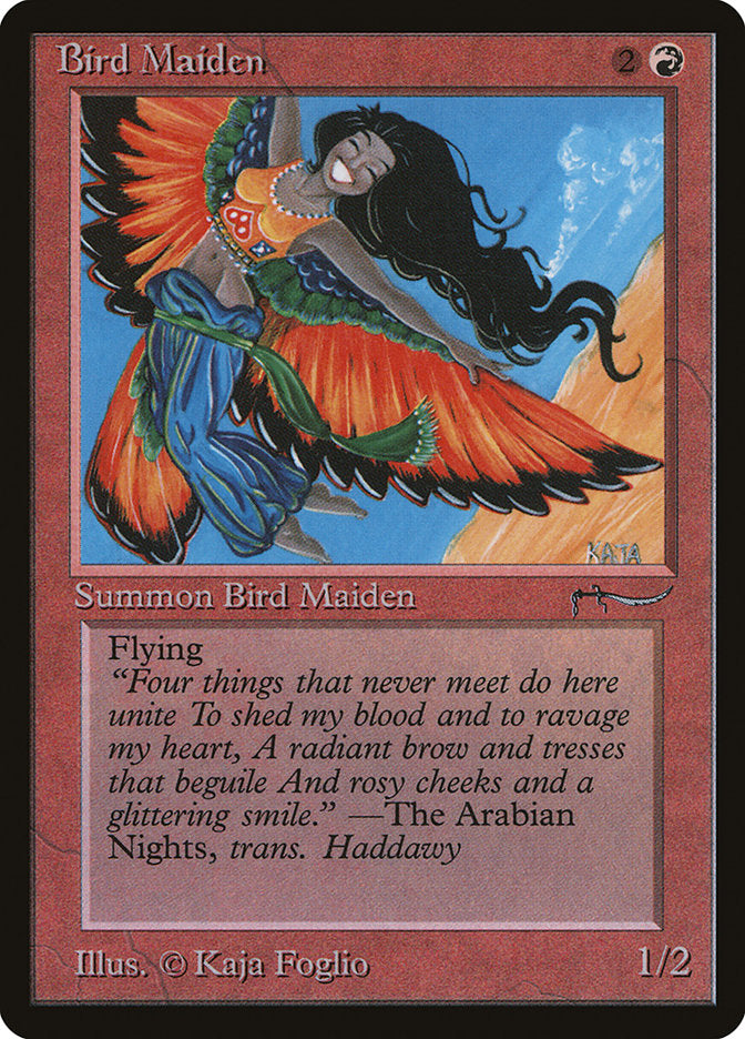 Bird Maiden (Dark Mana Cost) [Arabian Nights] | Lots Moore NSW