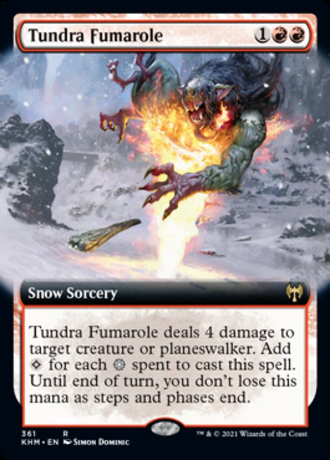 Tundra Fumarole (Extended Art) [Kaldheim] | Lots Moore NSW