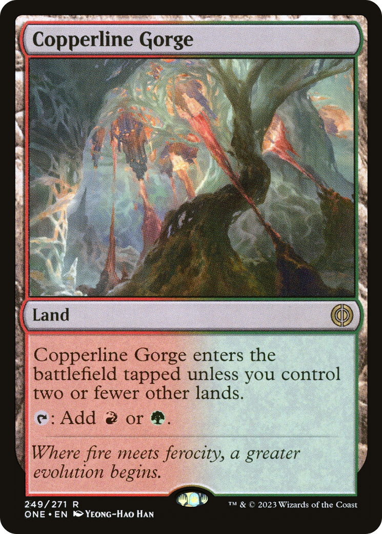 Copperline Gorge [Phyrexia: All Will Be One] | Lots Moore NSW