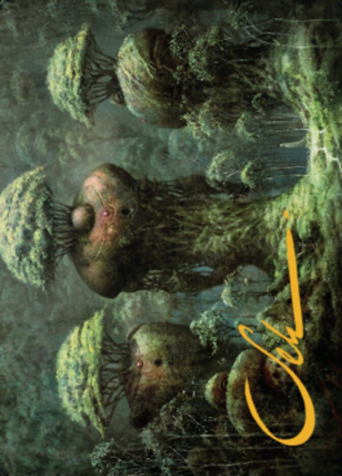 Forest Art Card (Gold-Stamped Signature) [Dominaria United Art Series] | Lots Moore NSW