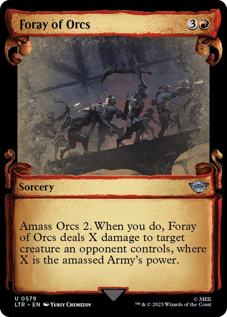 Foray of Orcs [The Lord of the Rings: Tales of Middle-Earth Showcase Scrolls] | Lots Moore NSW