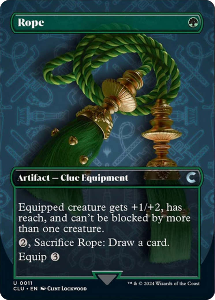 Rope (Borderless) [Ravnica: Clue Edition] | Lots Moore NSW