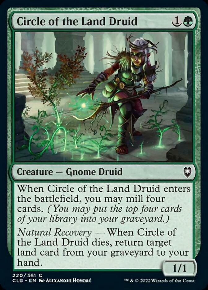 Circle of the Land Druid [Commander Legends: Battle for Baldur's Gate] | Lots Moore NSW