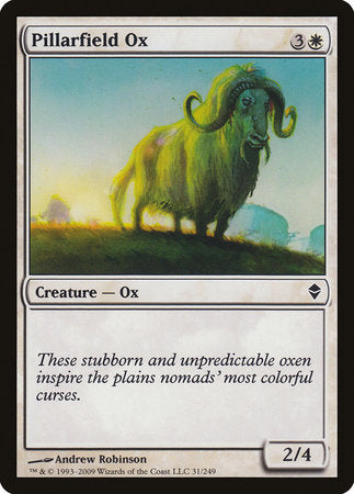 Pillarfield Ox [Zendikar] | Lots Moore NSW