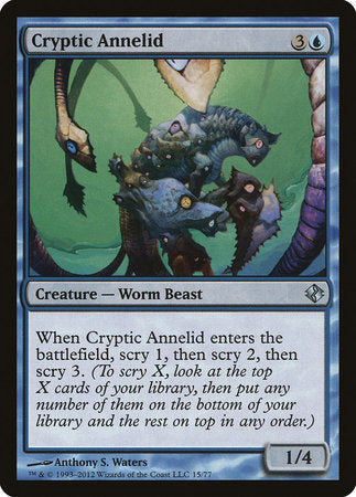 Cryptic Annelid [Duel Decks: Venser vs. Koth] | Lots Moore NSW