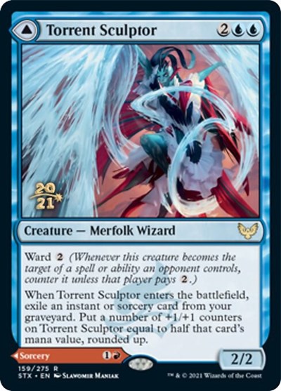 Torrent Sculptor // Flamethrower Sonata [Strixhaven: School of Mages Prerelease Promos] | Lots Moore NSW