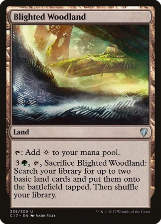 Blighted Woodland [Commander 2017] | Lots Moore NSW