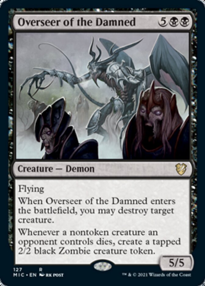 Overseer of the Damned [Innistrad: Midnight Hunt Commander] | Lots Moore NSW