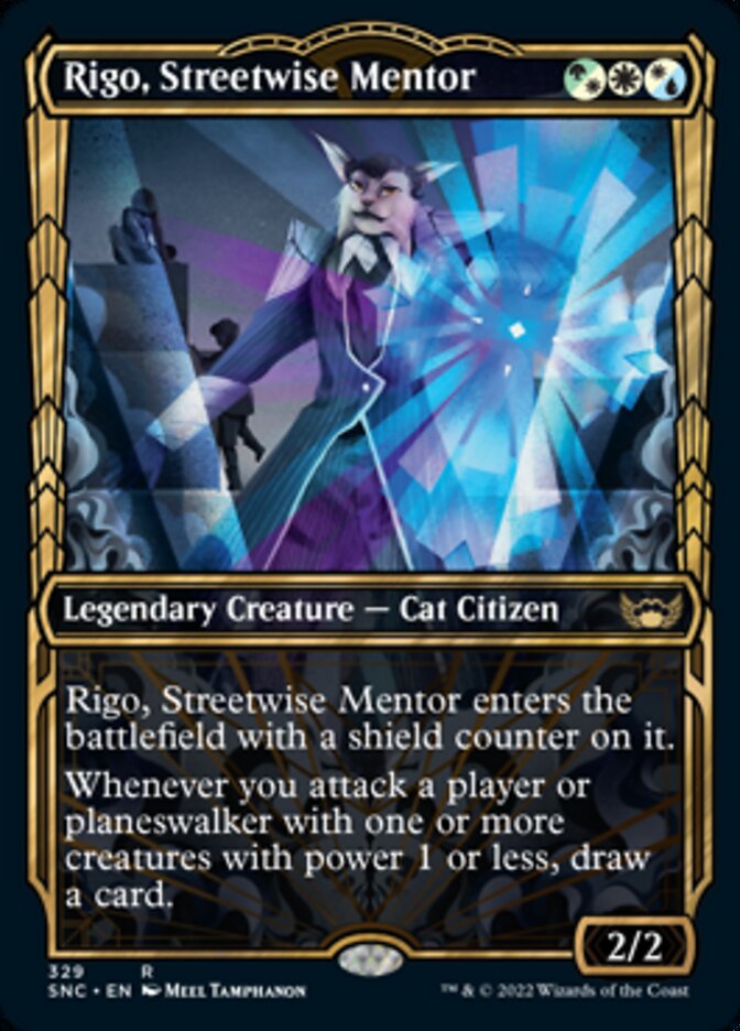 Rigo, Streetwise Mentor (Showcase Golden Age) [Streets of New Capenna] | Lots Moore NSW